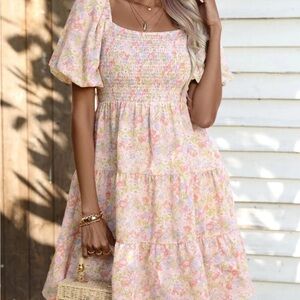 Avoloria Rosie Allover Floral Print Dress